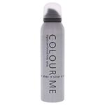 COLOUR ME Silver 150ml Body Spray Perfume for Men. Luxury Fragrance - Mens Aftershave, Long Lasting Fragrance for Men by Milton-Lloyd