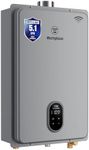 Westinghouse Tankless Water Heater Gas, 5.1 GPM 120,000 BTU Indoor Natural Gas Heater Whole House, Smart WiFi&App Control, CSA Certified, ±1°F Temperature Stability, Non-Condensing for 2-4 Fixtures