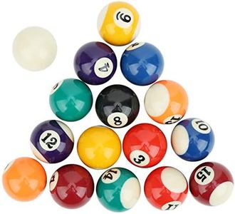 16Pezzi Mini Palla da Biliardo, 38MM Set Completo di Palle da Biliardo Portatile, I Biliardi per Bambini Sono Adatti per Far Giocare i Bambini, ecologici e innocui