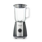 Morphy Richards Total Control Glass Jug Blender with Ice Crusher Blades, 5 Speed Settings, Pulse Control, 600 W, 1.5 litres, Grey, 403010