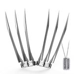 Karadrova Wolverine Claws, Wolverine Claws Toys, X Man Wolverine Claws, ABS Plastic Claws, Real Wolverine Claws, 2PCS Wolverine Claws for Adult with Dog Tag, 1:1 Wolverine Toy Claw Props for Halloween