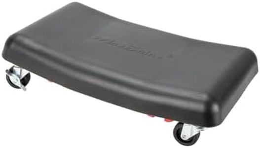 Maxshine Detailing Mini Creeper with Cushion - Mobile Rolling Utility Creeper Seat for Mechanics & Detailers - Perfect for Car Cleaning, Buffering, Polishing, Ceramic Coating, and Car Waxing