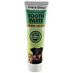 One Step 100% Natural Toothpaste for Dogs and Cats Dental Care, Allergen Free, 100g Tube, Peppermint Flavour