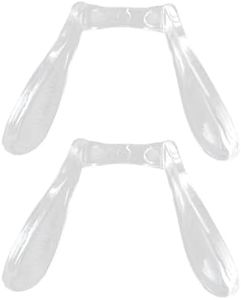 THE STYLE SUTRA® 2 Pieces U Shape Eyeglasses Nose Pads Bridge Nose Support Clear Replacement 28mmx19.5mm