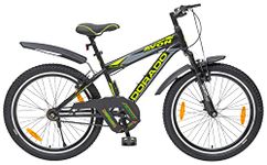 Avon Cycles Unisex Dorado 24T, Rigid Fork, Single Speed, Mountain Bicycle, Frame: 38cm, 85% Fitted (Black)