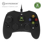 Hyperkin DuchesS Wired Controller - Black - Officially licensed S Controller replica for use with Xbox Series X|S, Xbox One, Windows 10|11, PC, Video Game Controller with Hall Effect Sticks, 3.5MM, Audio Jack, Impulse Triggers, Plug and Play, Gaming Gamepad