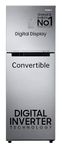 Samsung 236 L, 3 Star, Convertible, Digital Inverter with Display Frost Free Double Door Refrigerator (RT28C3733S8/HL, Silver, Elegant Inox, 2024 Model)