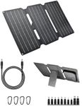 Portable Solar Panel, ActuEgo 30W Solar Panels Portable IP65 Portable Solar Charger for Cell Phone IP65 Waterproof Solar Panel Kit 18V DC/USB/USB-C for Power Station/Camping/Hiking/Outdoor Avtivities