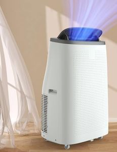 GarveeTech 14,000 BTUs Portable Air Conditioners, 3 in-1 Portable AC Unit for Bedroom Up to 750 Sq. Ft, Stand Up Room Air Conditioner with Dehumidifier Fan Remote Control, Sleep Mode, 24Hrs Timer