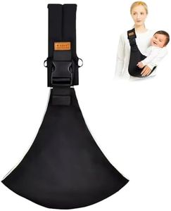 Baby Sling Carrier-Toddler Carrier Slings,Comfortable Baby Wrap Carriers Ergonomic Designed with Thick Shoulder Straps-Adjustable for Newborn Infant Toddler 3-36 Months, Breathable and Comfortable(Solid Black)