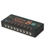 Caline CP-205 DC 9V Guitar Pedal Power Supply, True Isolated Pedalboard Power Supply with 8 Totally Isolated Outputs(300mA/500mA)