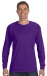 Jerzees 50/50 Heavyweight Blend Long-Sleeve T-Shirt, Large, DEEP PURPLE