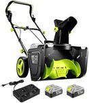 DEKOPRO 20-Inch Cordless Snow Blowe