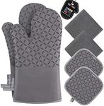 KEGOUU Oven Mitts and Pot Holders 6