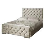 Platform Bed With Diamond Headboards