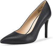 JENN ARDOR Women's High Heels Closed Pointed Toe Stiletto Classic Office Dress Bridal Wedding Pumps Sexy Prom Shoes Navy