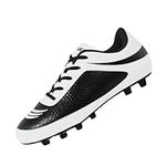 Vizari Infinity FG Soccer Cleat (Toddler/Little Kid/Big Kid), White/Black, 6 M US Big Kid