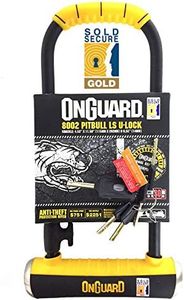 OnGuard Pitbull LS 8002 Long Shackle Bike U-Lock (Sold Secure Gold)