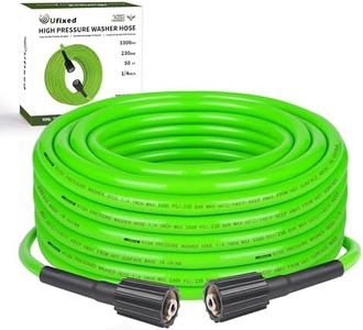 Ufixed 1/4 Pressure Washer Hose 50 ft Power Washer Hose M22 14MM Replacement Hose