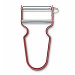 Victorinox Straight-Blade REX Fruit and Vegetable Peeler (Red), 5.5 x 2.7 x 0.6 in