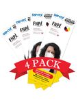 Canadian Made FN-508 EAR LOOPS 4 Pack(White, 40 Respirator Masks)