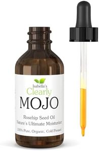 Isabella's Clearly MOJO Organic Rosehip Seed Oil | 100% Pure Cold Pressed Hexane Free Oil for Hair, Face, Nails & Cuticles | Carrier Oil in Glass Container (60mL large)
