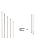 5 Pack Robus T4 Fluorescent Tube 16W 2700K Warm White 455mm (Excluding Pins)