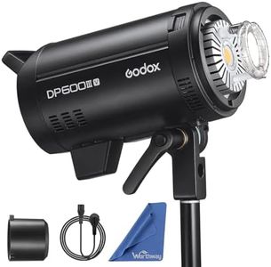 Godox DP600III-V DP600IIIV 600Ws Studio Flash Light - Bowens Mount Photography Lighting with Built-in 2.4G Wireless X System & 30W Modeling Lamp for Photographic Studio Portrait Shooting