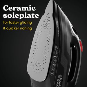 Russell Hobbs Steam Iron 3100W – Powerful Ceramic Soleplate