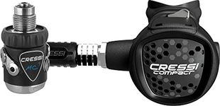 Cressi MC9/XS Compact Regulator - Regulator for Diving, DIN, Black, Adult Unisex