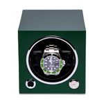 Rapport London, EVO MKIII Automatic Watch Winder for 1 Watch. Compact, Premium for Prestige Automatic Watches Est London 1898, Racing Green