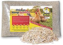 Hemp Bedding for Chicken Coop, Small Animal Litter for Guinea Pig, Hamster, Bunny Rabbit, Snake, Ferret, Tortoise, Rat and More - Pine Wood Shavings Alternative for Chickens and Poultry (33lb)