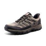 NORTIV 8 Men's Slip on Hiking Shoes Lightweight Trekking Camping Walking Outdoor Shoes, Brown, 12