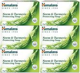 Himalaya HERBALS Protecting Neem & Turmeric Soap 75G(Pack Of 6)