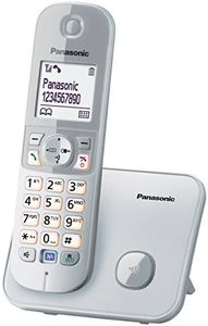 Panasonic KX-TG6811GS DECT Cordless Telephone (Low Radiation, Eco Mode, Gap Telephone, Without Answering Machine, Landline, Call Block) Pearl-Silver