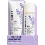 The Honest Company 2-in-1 Cleansing Shampoo + Body Wash and Face + Body Lotion Bundle | Gentle for Baby | Naturally Derived | Lavender Calm, 18.5 fl oz