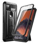 SUPCASE Unicorn Beetle Pro Series Full-Body Rugged Holster Case with Built-in Screen Protector for 6.2-Inch Google Pixel 4A 5G (2020), Black