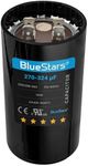 [2025 Upgraded] BlueStars 270-324 uF MFD 220-250 VAC Volts Round Start Capacitor 50/60 Hz AC Electric - Lot -1 - for Electric Motor, OEM Single Phase Motor Capacitors - Lifetime Up to 30.000 Hours