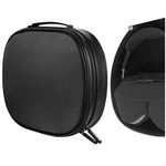 Geekria Softshell Pouch for AirPod Max Headphones, Replacement Protective Soft Shell Travel Carrying Bag with Room for Smart Case and Accessories (Black)