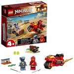 LEGO NINJAGO Legacy Kai’s Blade Cycle 71734 Ninja Motorcycle Playset Building Kit, Featuring NINJAGO Kai and a Snake; New 2021 (54 Pieces)