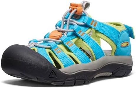 KEEN unisex-child Newport Boundless Youth, Blue Atoll Daiquiri Green, 6