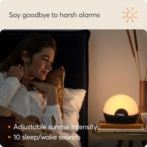 Lumie Bodyclock Glow 150 Wake-Up Light Alarm Clock – White