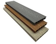 Tuda Grass Direct WPC Ash Composite Decking Sold Per SQM - 3.6m Board Length - 30 Square Metres - All Fixings & Edgings Included.