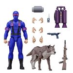 Super7 ULTIMATES! G.I. Joe Snake Eyes (Real American Hero) - 7" G.I. Joe Action Figure with Accessories Classic Cartoon Collectibles and Retro Toys