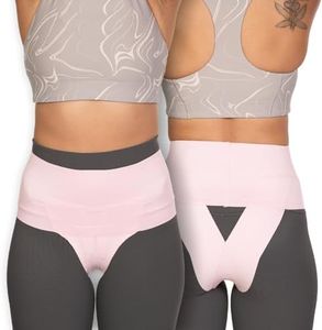 FEMME JOCK Pelvic Support Belt for Women - Pregnancy & Postpartum Uterus Girdle, SPD, Prolapse, Vulvar Varicosities Support Band - Low Waist, Pink, Medium fits waist 28" up to 34"