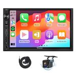 Eonon 7 Inch Android 14 Double Din Car Stereo 3+32GB GPS Sat Nav CarPlay Radio Android Auto Screen Mirroring Bluetooth TouchScreen WiFi DSP AM/FM RDS USB fast charging Headunit UX7