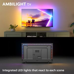 Philips Ambilight 55" 4K QLED Smart TV – Ultra HD, Dolby Atmos, Titan OS