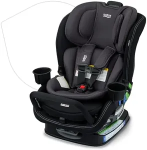 Britax Poplar S Convertible Car Seat, 2-in-1 Car Seat with Slim 17-Inch Design, ClickTight Technology, Stone Onyx