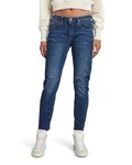 G-STAR RAW Women's Arc 3D Low Waist Boyfriend Jeans, Blue (Medium Aged 60892-6553-071), 25W / 34L