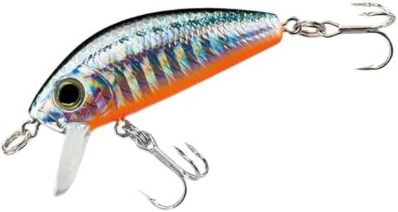 Yo-Zuri F1166-M92 L-Minnow Sinking Lure, Green Silver Orange, 33mm/1-3/8